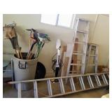 Ladders, Oreck Steam-It Steam Wand and Yard Tools 