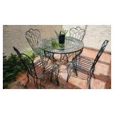 Patio Table with 4 Chairs