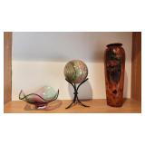 Stone Ball Sphere & Stand