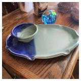 Studio Art Tray and small bowl