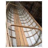 hand made canoe