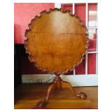 Curly maple tea table