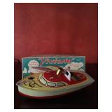 Vintage clockwork boat