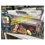 camping grill with boat attachment!