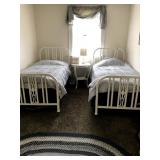 pair twin beds