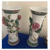 Unusual Asian vases