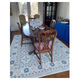 mahogany dining table