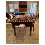 pine table & mid century chairs