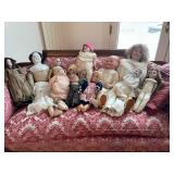 group of dolls