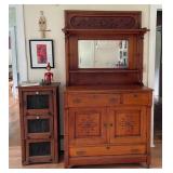 Eastlake hutch and pie safe