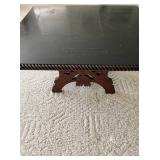 coffee table with ship design