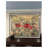 Mickey Mouse hooked rug