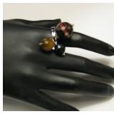 Tiger Eye Ring 925 Silver