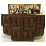 Antique Mahogany Bar 
