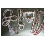 Pearl Clip Necklaces 