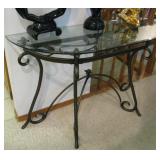 Glass Top Sofa Table 