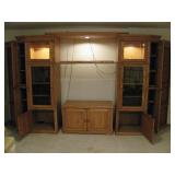 Entertainment Center Oak 