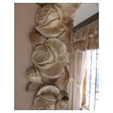 Pretty Oval Rose Mirror 