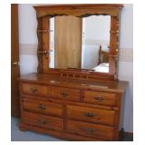 Bedroom Dresser with Mirror 