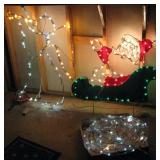 Outside Christmas Light Figures 