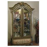 Pulaski Hand Painted Hutch with Drawer 