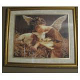 Angel Lamb Hanging Art 