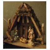 Antique Nativity Set 