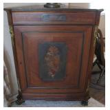 1920s Corner Cabinet Claw Feet 