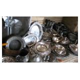 Silver and Very Old Marked Pewter Pieces  