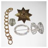 Bracelet~ Belt Buckles~ Brooches 