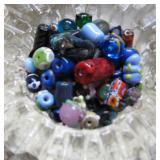 Ornate Italian Blown Glass Beads 