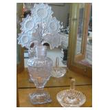 Crystal Perfume and Ring Holder 