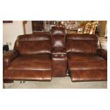 Leather Electronic Theater Sofa  