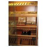Large Cigar Humidor Display Case - Cigars and Boxes 