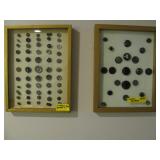 Framed Vintage Buttons 