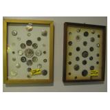 Framed Vintage Buttons 
