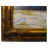 Outstanding Venice Italy Canal Painting - Signed 