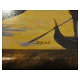 Another Venice Italy Canal Painting - Signed 