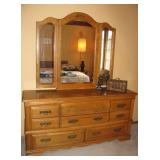 7 Drawer Wood Dresser 