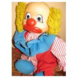 Vintage Double Sided Happy - Sad Clown Doll 