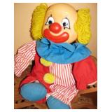 Vintage Double Sided Happy - Sad Clown Doll 