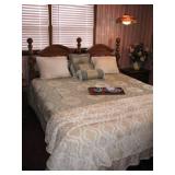 King Size Bed - Monarch Supreme Super Firm Mattress - New Condition 