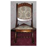 Rare Old Antique Folding Rocking Chair in Pristine Condition 