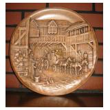 Vintage Large 3-D Chalk-Ware Hanging 