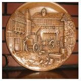 Vintage Large 3-D Chalk-Ware Hanging 