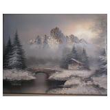 P Anderson Oil Painting on Canvas 