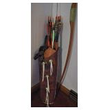 Antique Bow and Arrows 