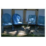 Retro Lawn Chairs - Just need a custom paint job 