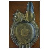 Antique Metal Pipe and Cigar Tray 