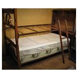 Set of Wood Bunk Beds - Needs one twin Mattress - Nice! 
